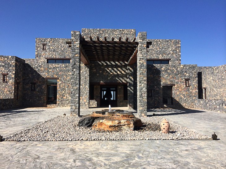 Alila Jabal Akhdar main entrance