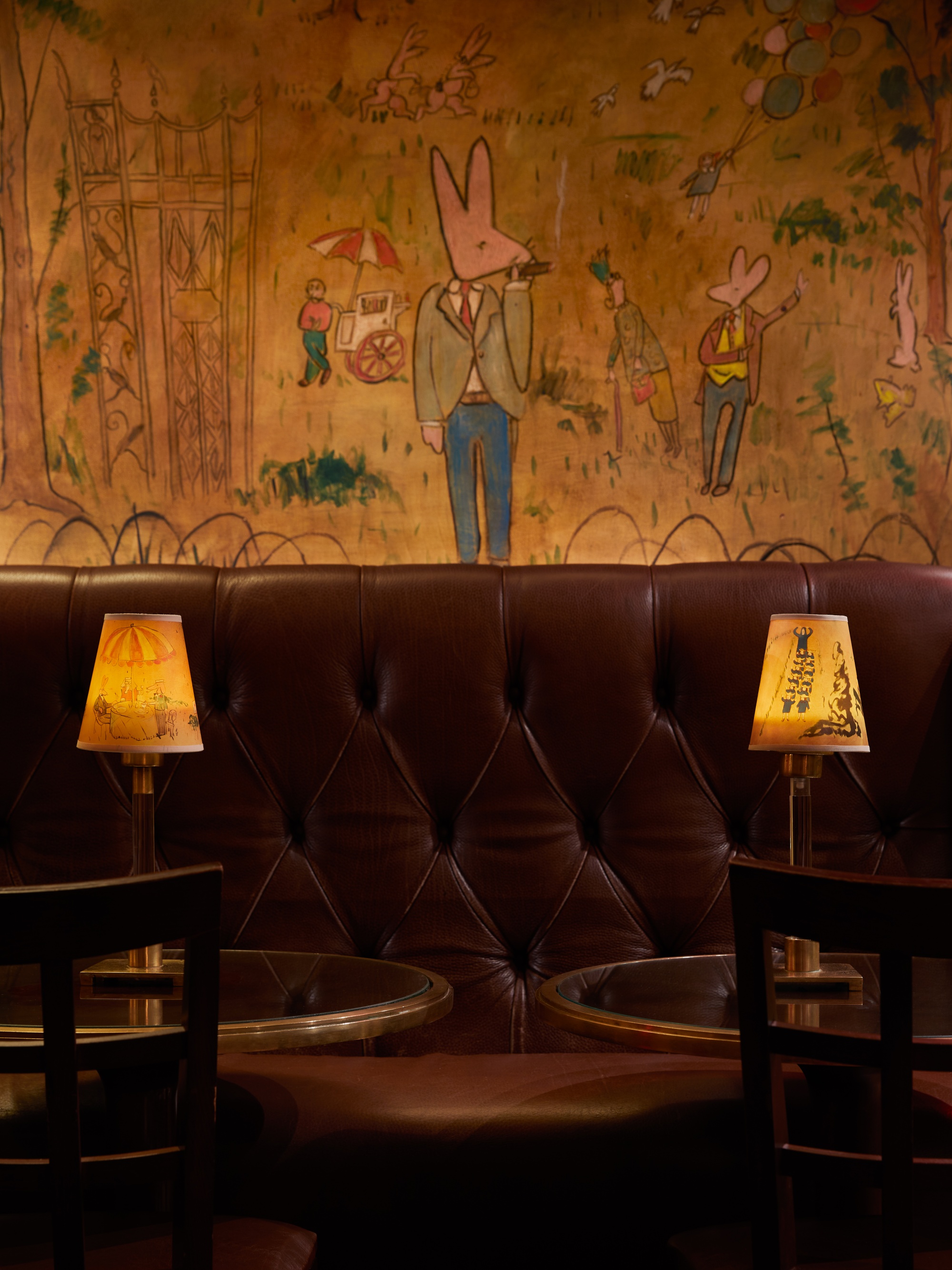 JeanPhilippe Delhomme unveils murals for Carlyle  Co HK  Wallpaper