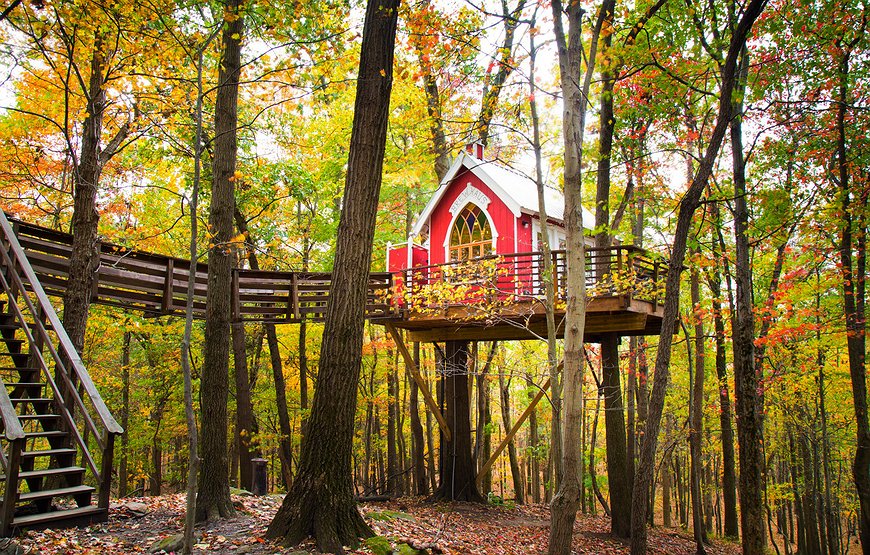 The Mohicans Tree House Resort - Ohio's Most Extraordinary Treehouse Resort