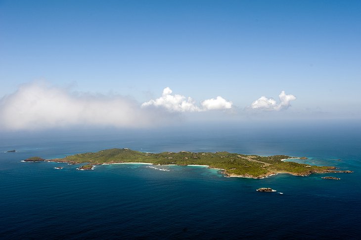 Mustique Island aerial