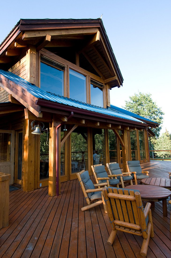 The Lodge at Chilko Lake terrace