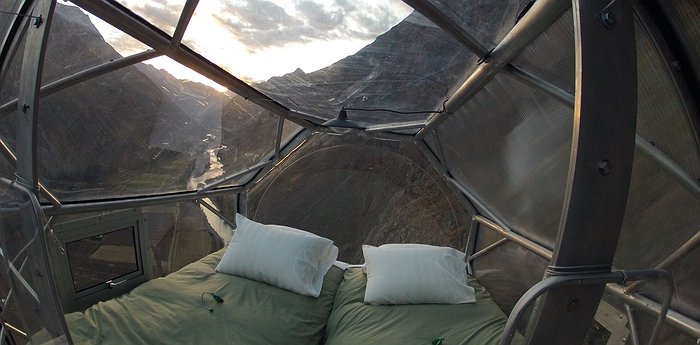Skylodge Adventure Suites - Sleeping In A Transparent Hanging Capsule On The Mountain