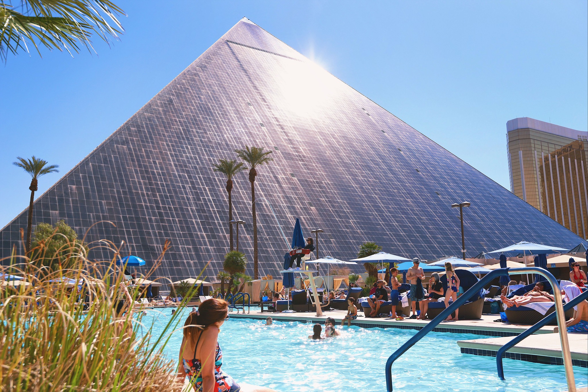 Luxor Hotel and Casino - Las Vegas, Nevada - On The Beach