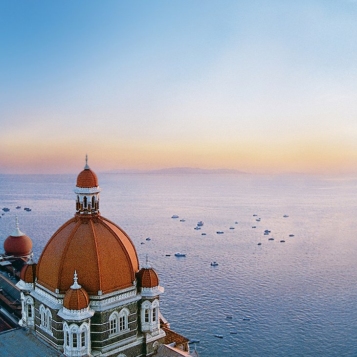 The Taj Mahal Palace Hotel Dome Aerial