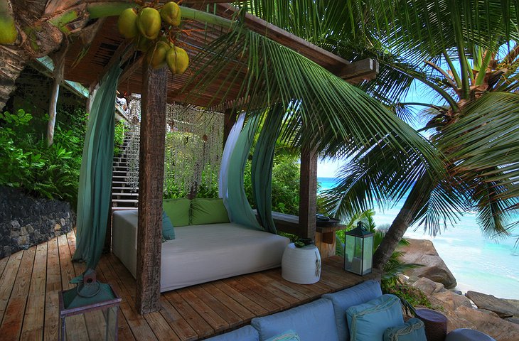 Relaxing on the beach of North Island