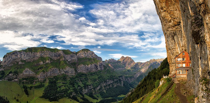 Berggasthaus Aescher - Magical Cliffside Mountain House In Switzerland