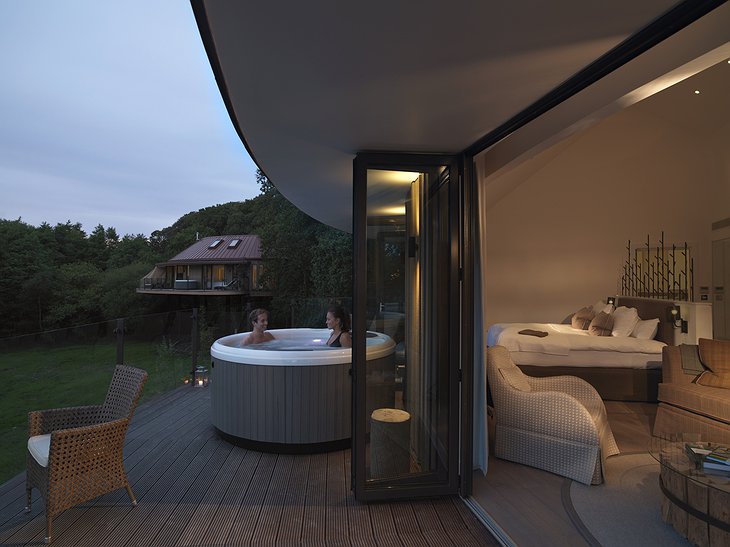 Couple in Hot Tub