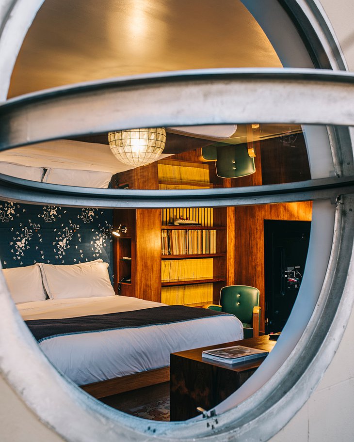The Maritime Hotel Rooftop Penthouse Suite Open Porthole Window