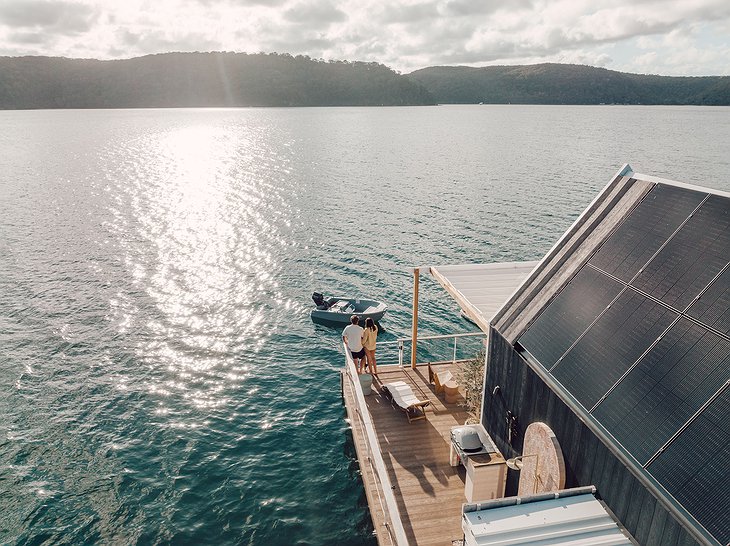 Lilypad Palm Beach Solar Panel Roof And Private Boat