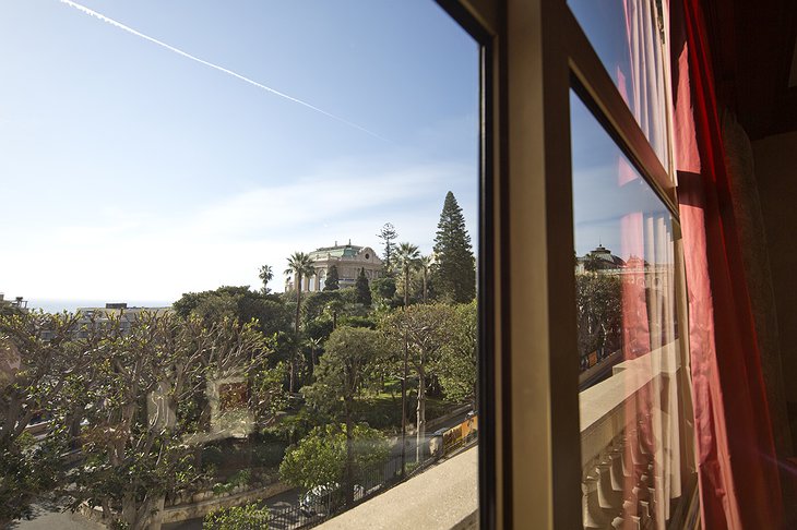 Views from the room of Hotel Metropole Monaco