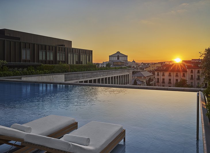 The Madrid Edition Hotel Rooftop Pool