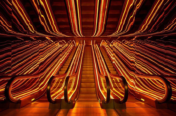 PUBLIC Hotel New York Wicked Escalator