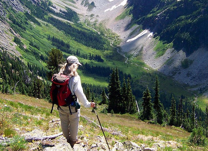 Hiking on the mountains of Methow Valley