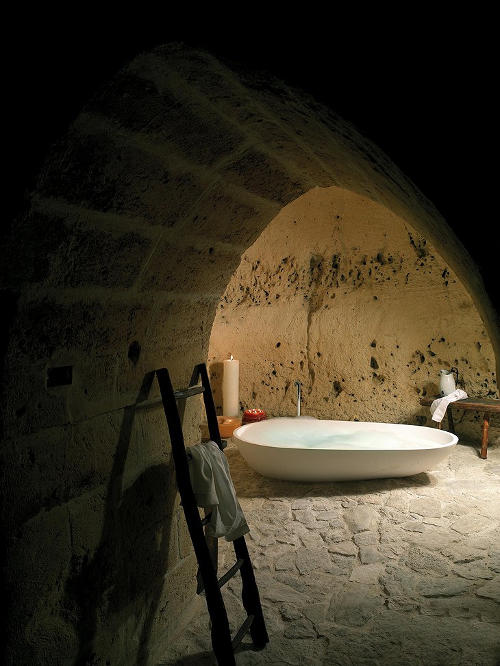Cave bathroom