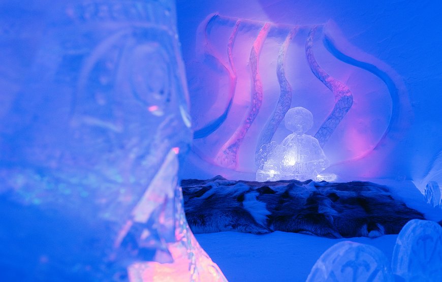 Hunderfossen Snow Hotel - Sleeping on Reindeer Skins Inside a Norwegian Fairy Tale