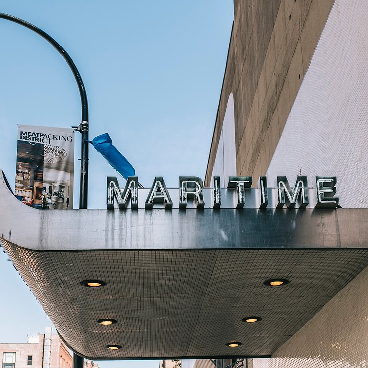 The Maritime Hotel Entrance Sign