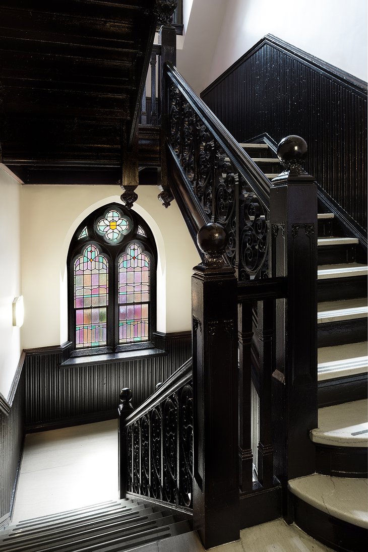 The High Line Hotel staircase