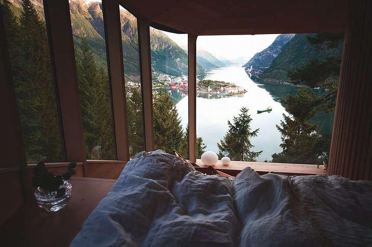 Woodnest Bed View On The Fjord