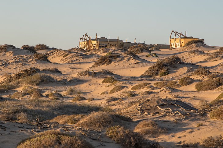 Shipwreck Lodge Behind The Sand Dunes