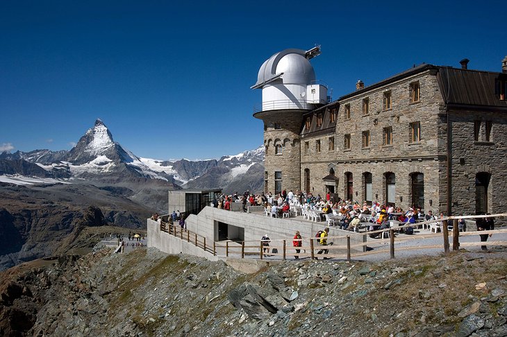 Kulmhotel Gornergrat in summer