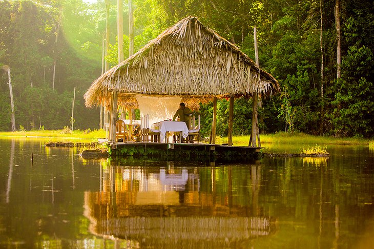 Amazon River Platform Unique Dining