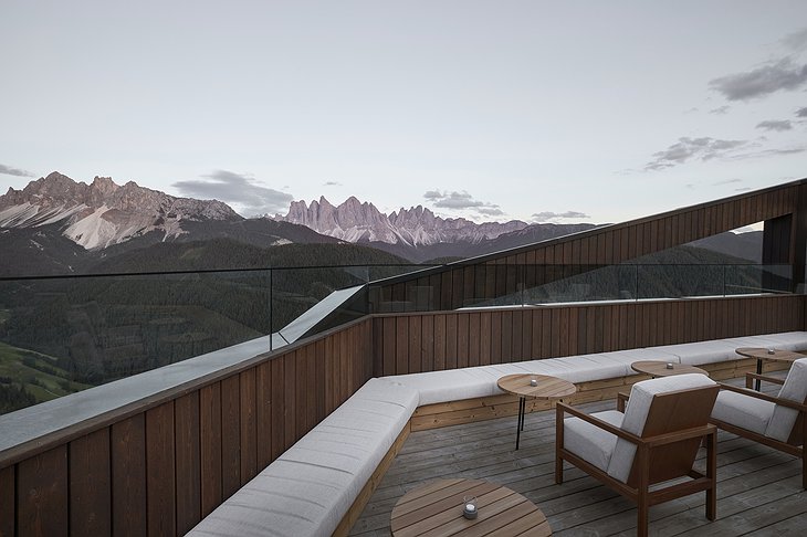 Forestis Dolomites Hotel Penthouse Private Rooftop Terrace