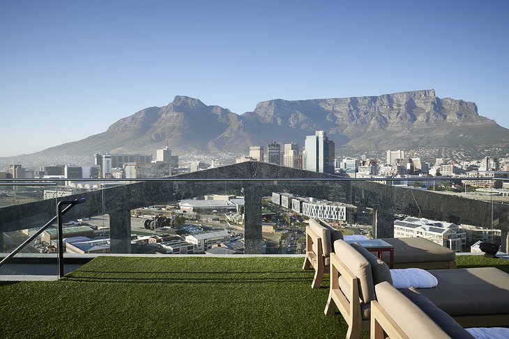 The Silo Hotel rooftop sky terrace