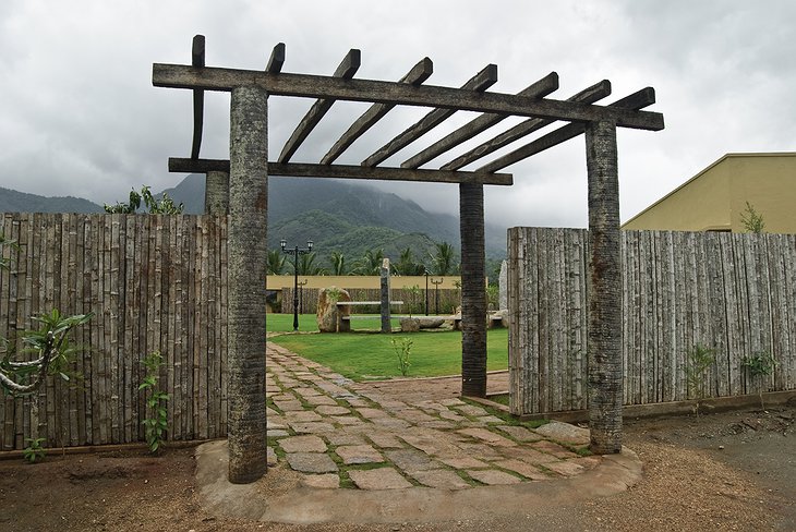Tamara Resort wooden gate
