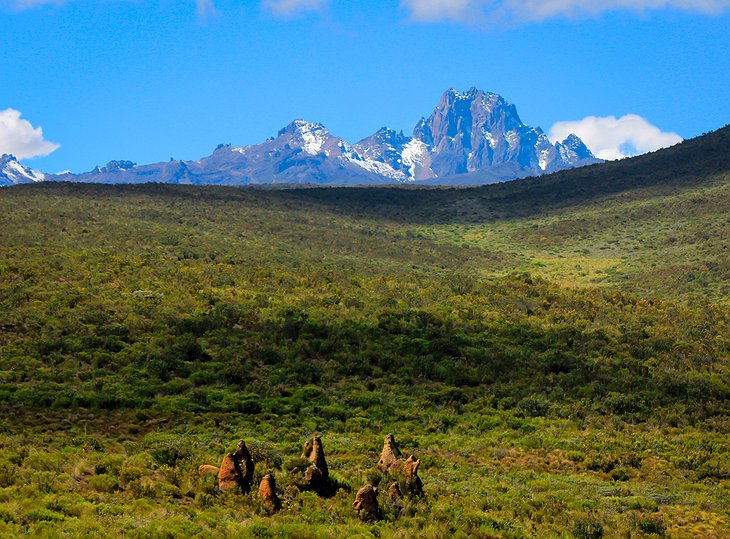 Peaks of Mt Kenya