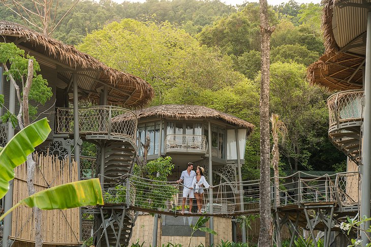 TreeHouse Villa Suspension Bridge