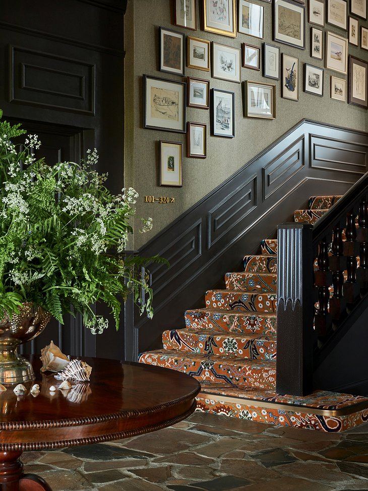 Marine Troon Hotel Staircase