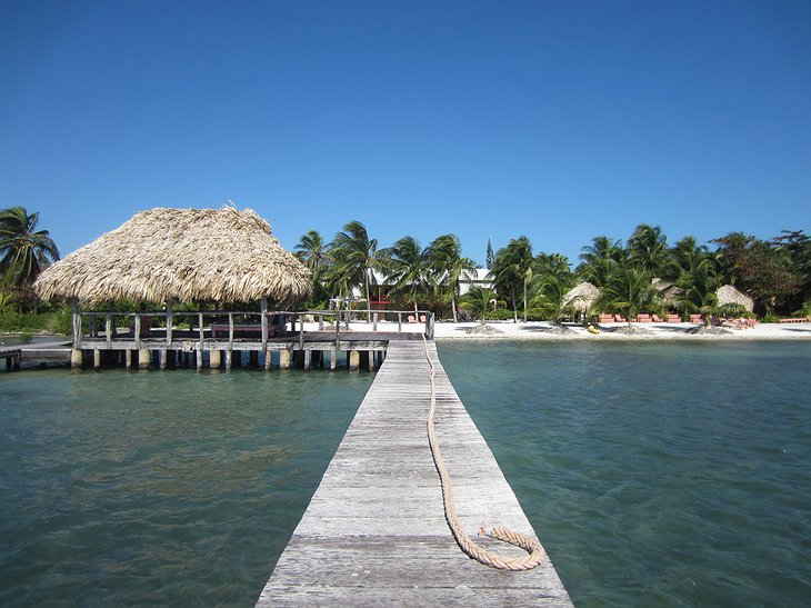 St. George's Caye Resort View from the Ship Dock