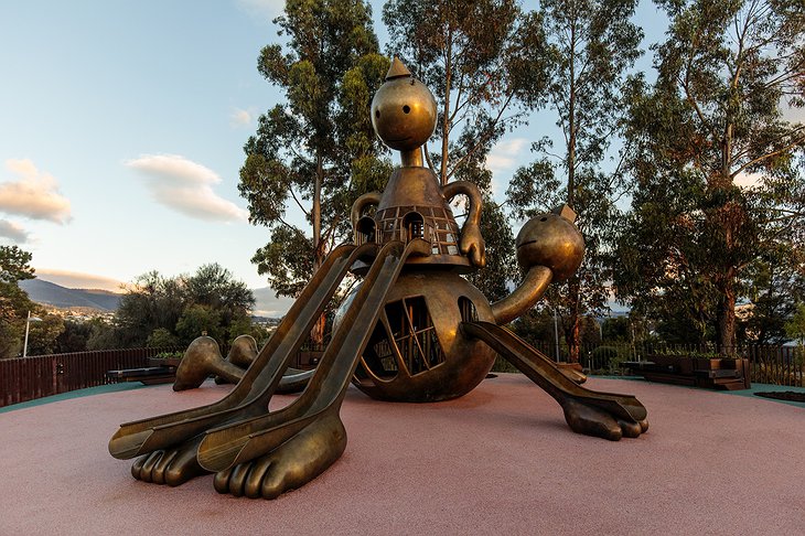 MONA Outdoor Art Sculpture - Girls Rule by Tom Otterness