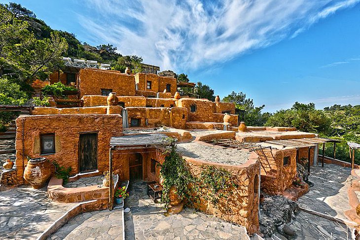 Aspros Potamos Hotel traditional Greek houses