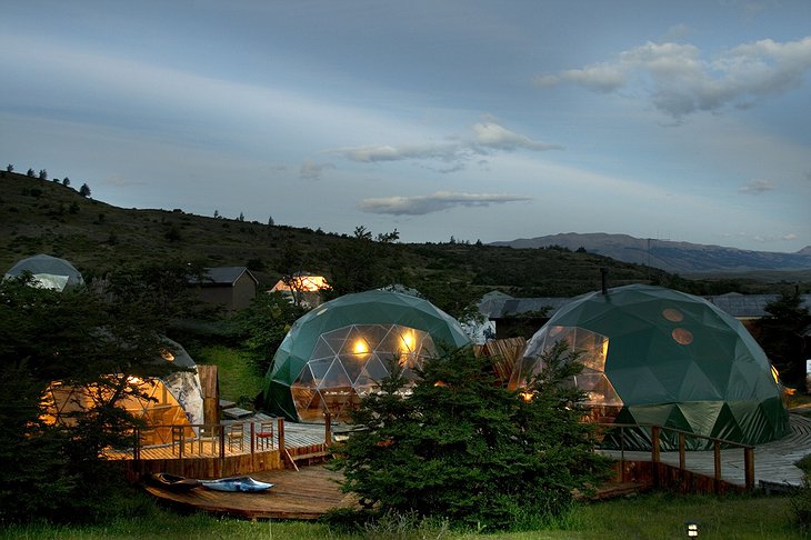 EcoCamp Patagonia community domes