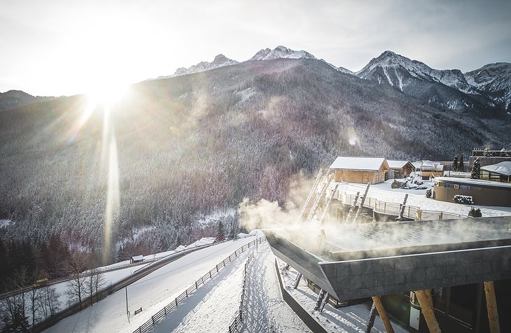 Alpin Panorama Hotel Hubertus Hanging Pool & Alps View