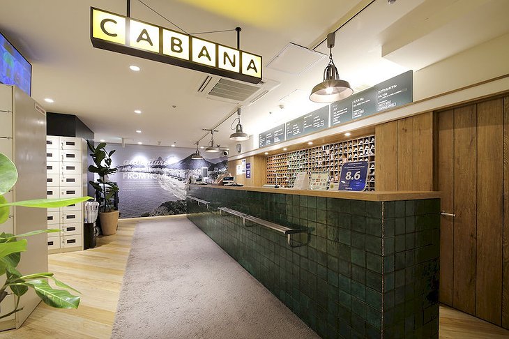 New Japan Capsule Hotel Cabana check in