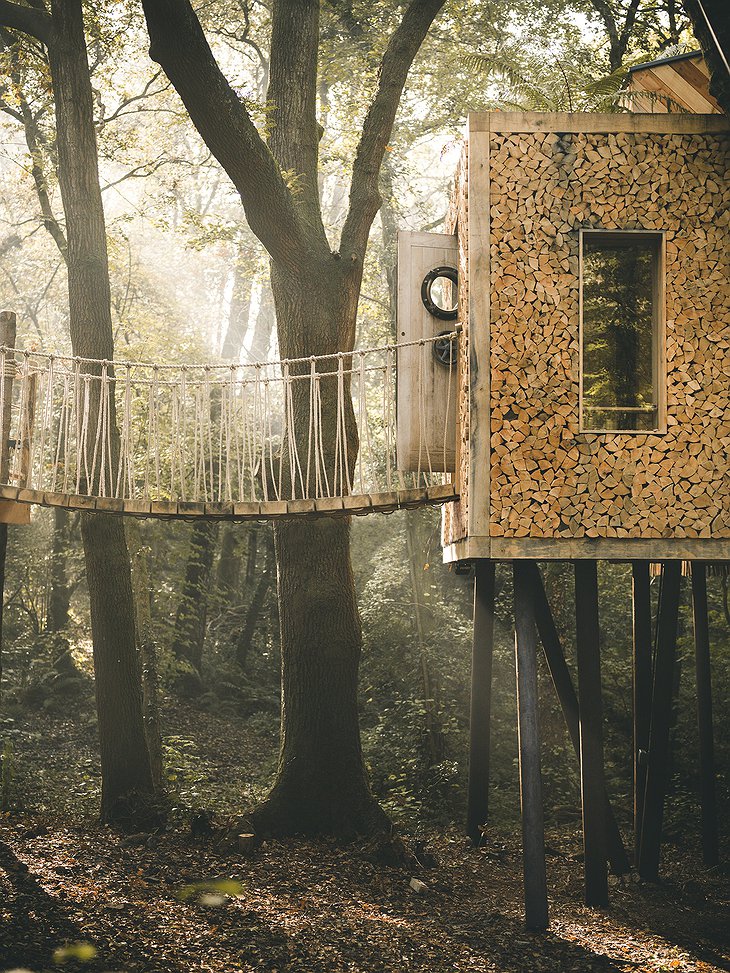 The Woodman's Treehouse bridge