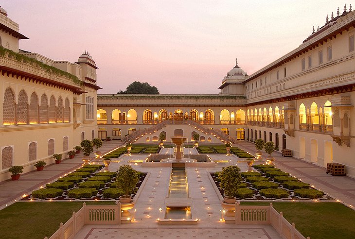 Rambagh Palace Courtyard