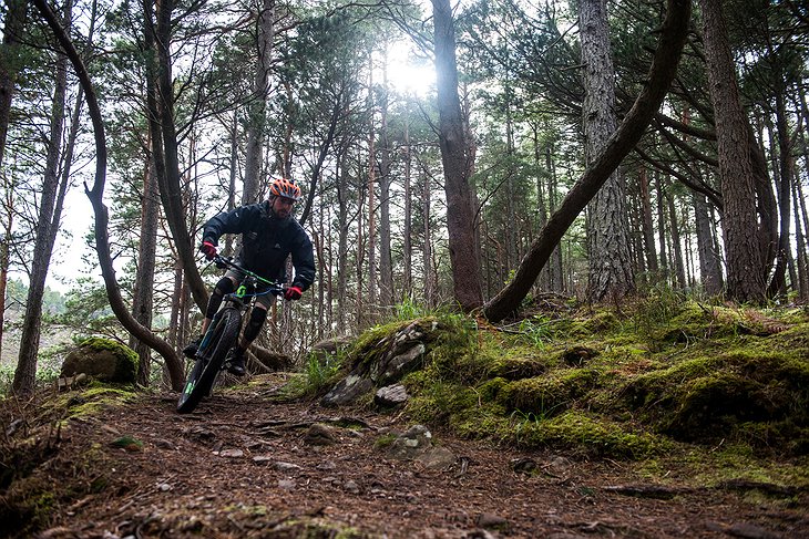 Off-road biking in the Scottish Highlands