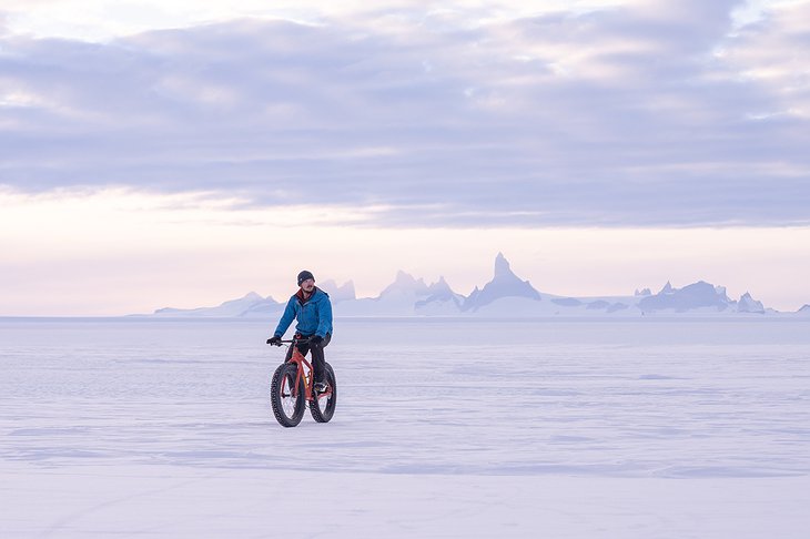 Antarctica Fat Biking