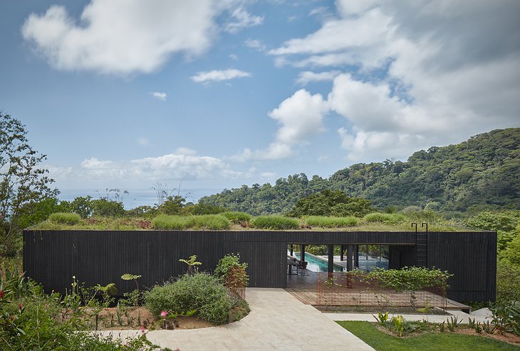 The Atelier Villa Main Entrance With Green Roof