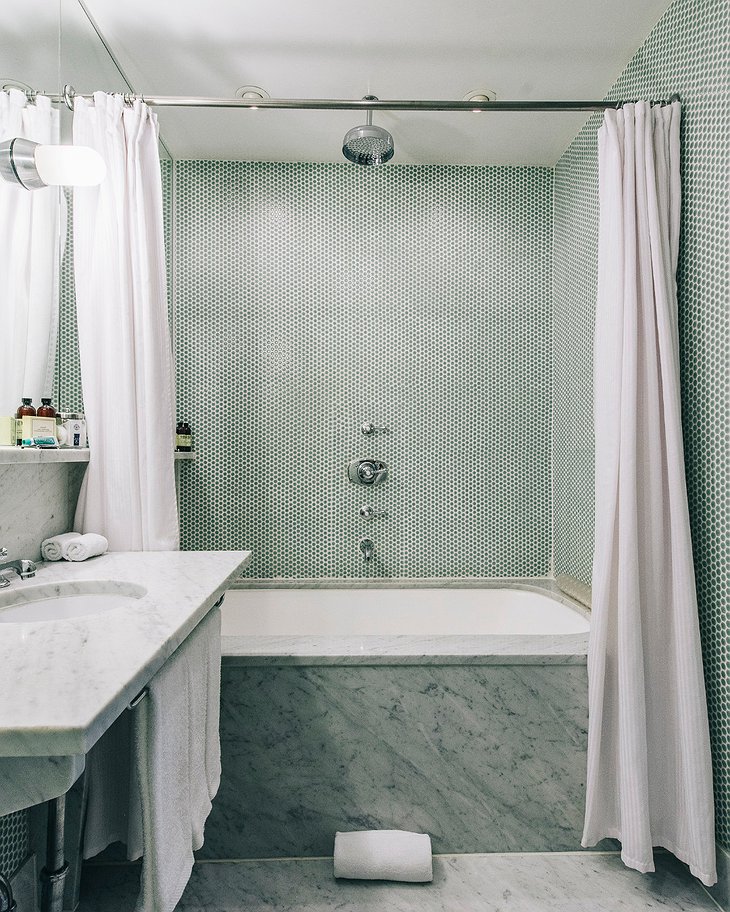 The Maritime Hotel Junior Penthouse Suite Bathroom Shower