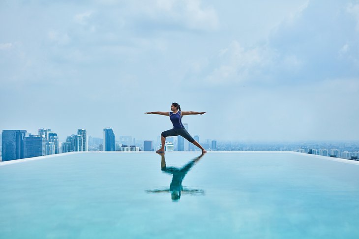 137 Pillars Suites Bangkok Rooftop Pool Yoga