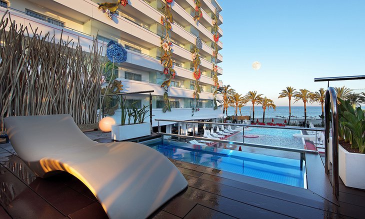 Ushuaia Ibiza Beach Hotel pool side relax