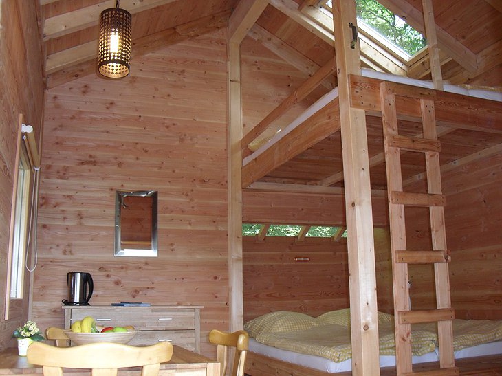 Baumhaushotel Solling treehouse interior