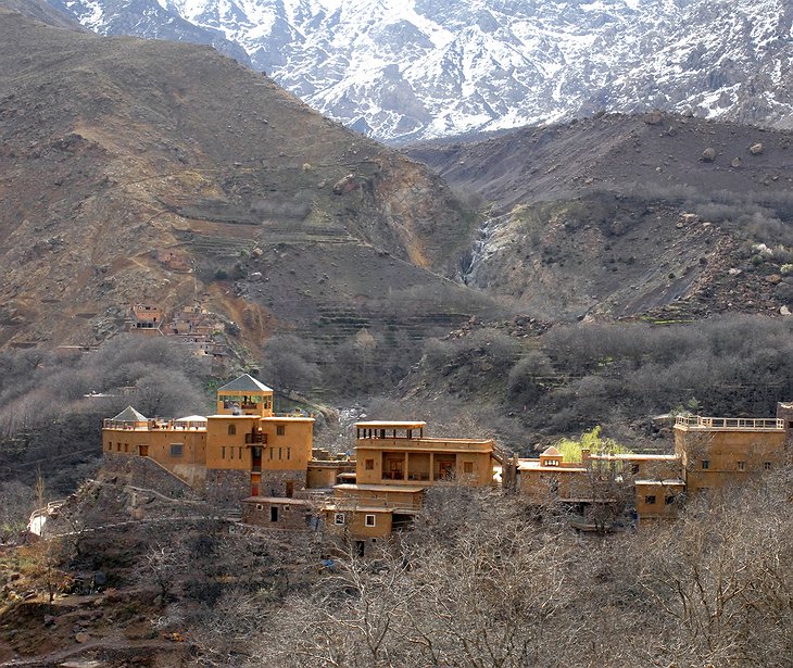 Kasbah Du Toubkal Hotel In The High Atlas Mountains In Morocco