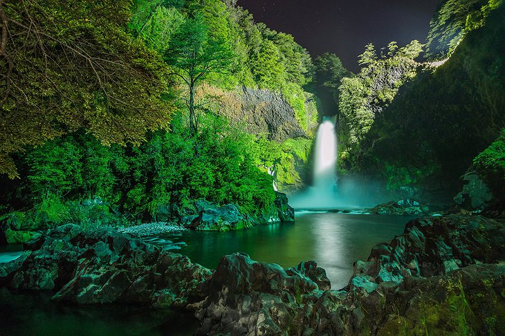 Huilo-Huilo Biological Reserve Waterfall