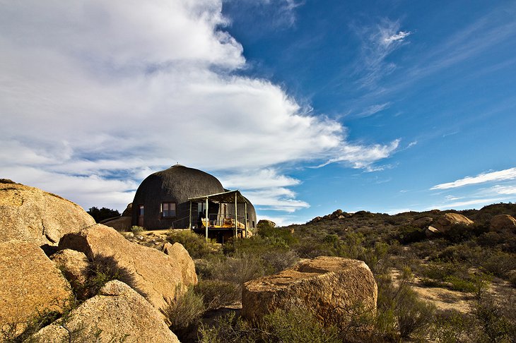 Naries Namakwa Retreat dome with balcony