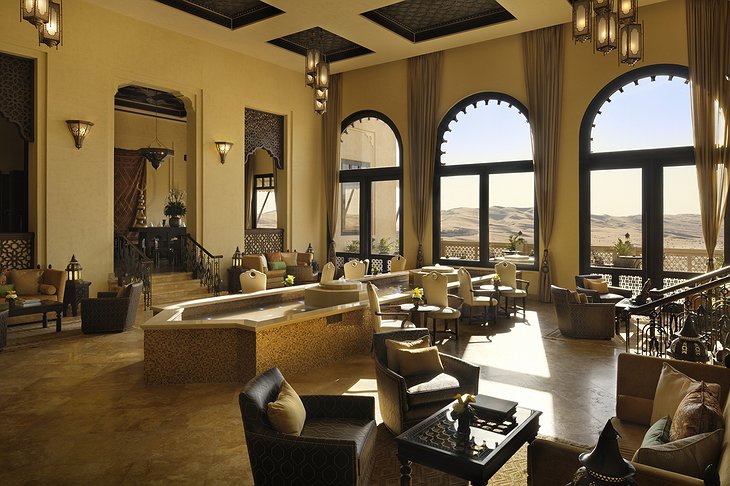 Qasr Al Sarab Desert Resort lobby